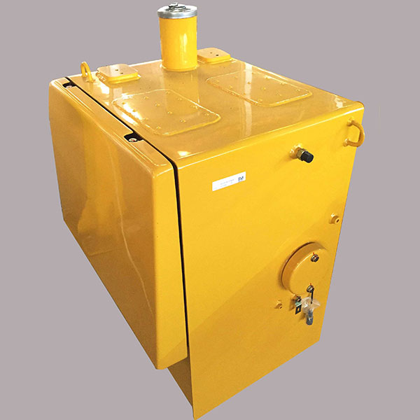 裝載機機油箱的制作方法